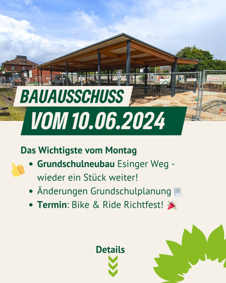 BAU- UND PLANUNGSAUSSCHUSS VOM 10.06.2024