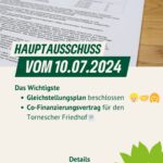 Hauptausschuss vom 10.07.2024