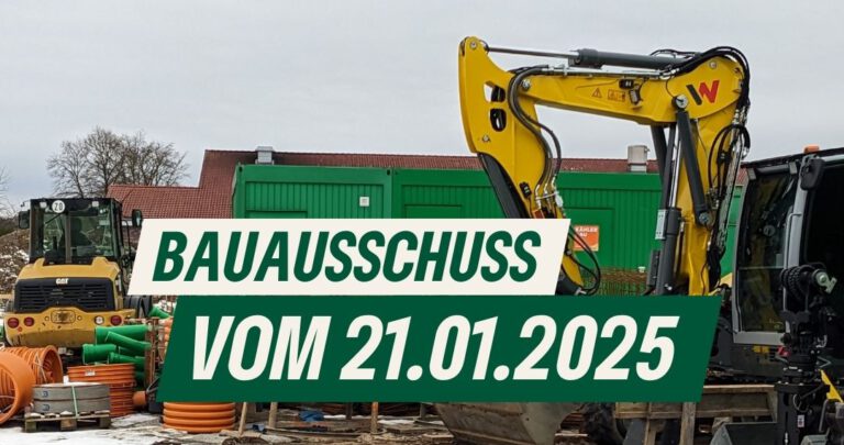 Bau- und Planungsausschuss 21.01.2025