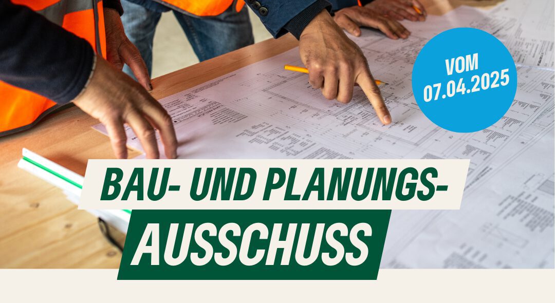 Coverbild: Bau- und Planungsausschuss